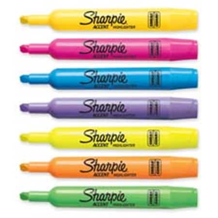 Sandford Ink Sanford Ink Corporation Major Accent Highlighter- Chisel Point- Yellow Ink SA462871